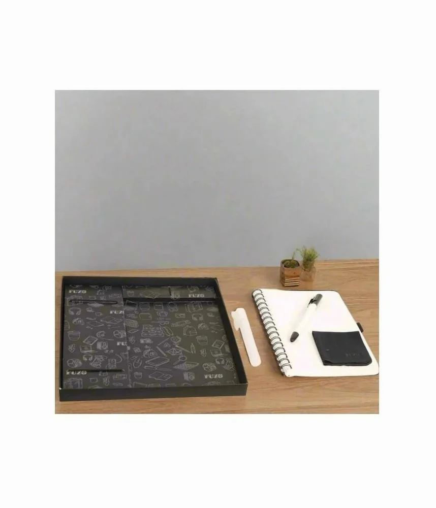 Spiral Bound FUZO 4 IN 1 WASHABLE & REUSABLE NOTEBOOK GIFTSET