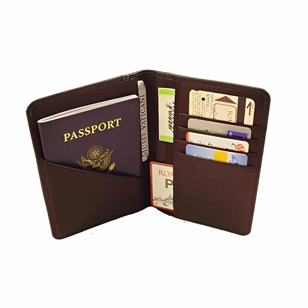 Brown Passport Holder