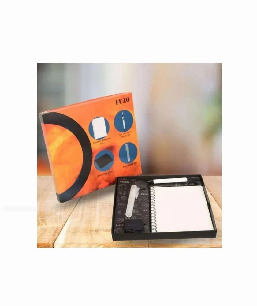 Spiral Bound FUZO 4 IN 1 WASHABLE & REUSABLE NOTEBOOK GIFTSET