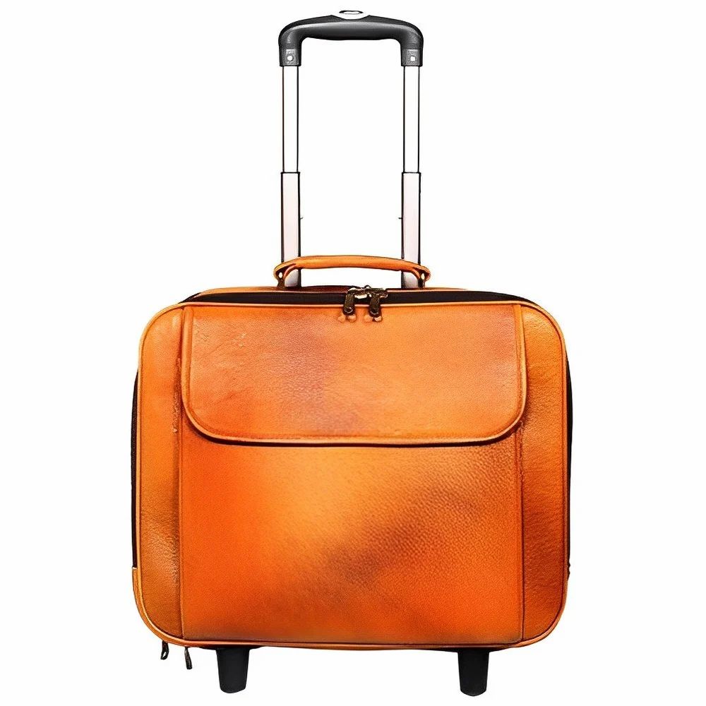 Leather Trolley Bag